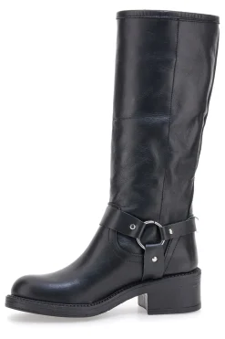Stivali Neri in Vera Pelle con Fibbia 3-PITTARELLO GLAM Discount