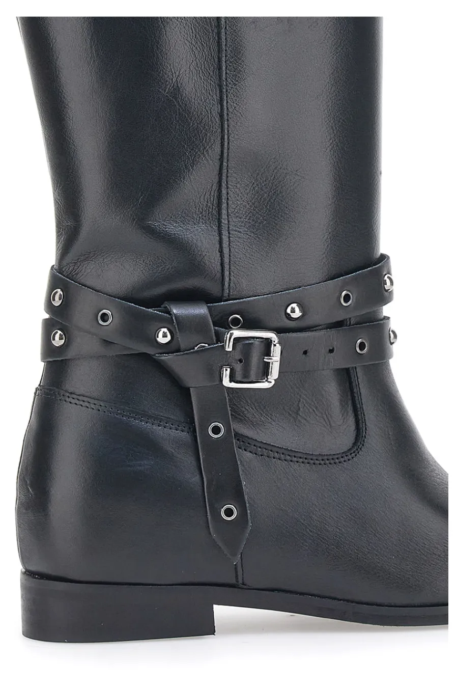 Stivali 89310 Neri Vera Pelle-PITTARELLO LOOK Discount