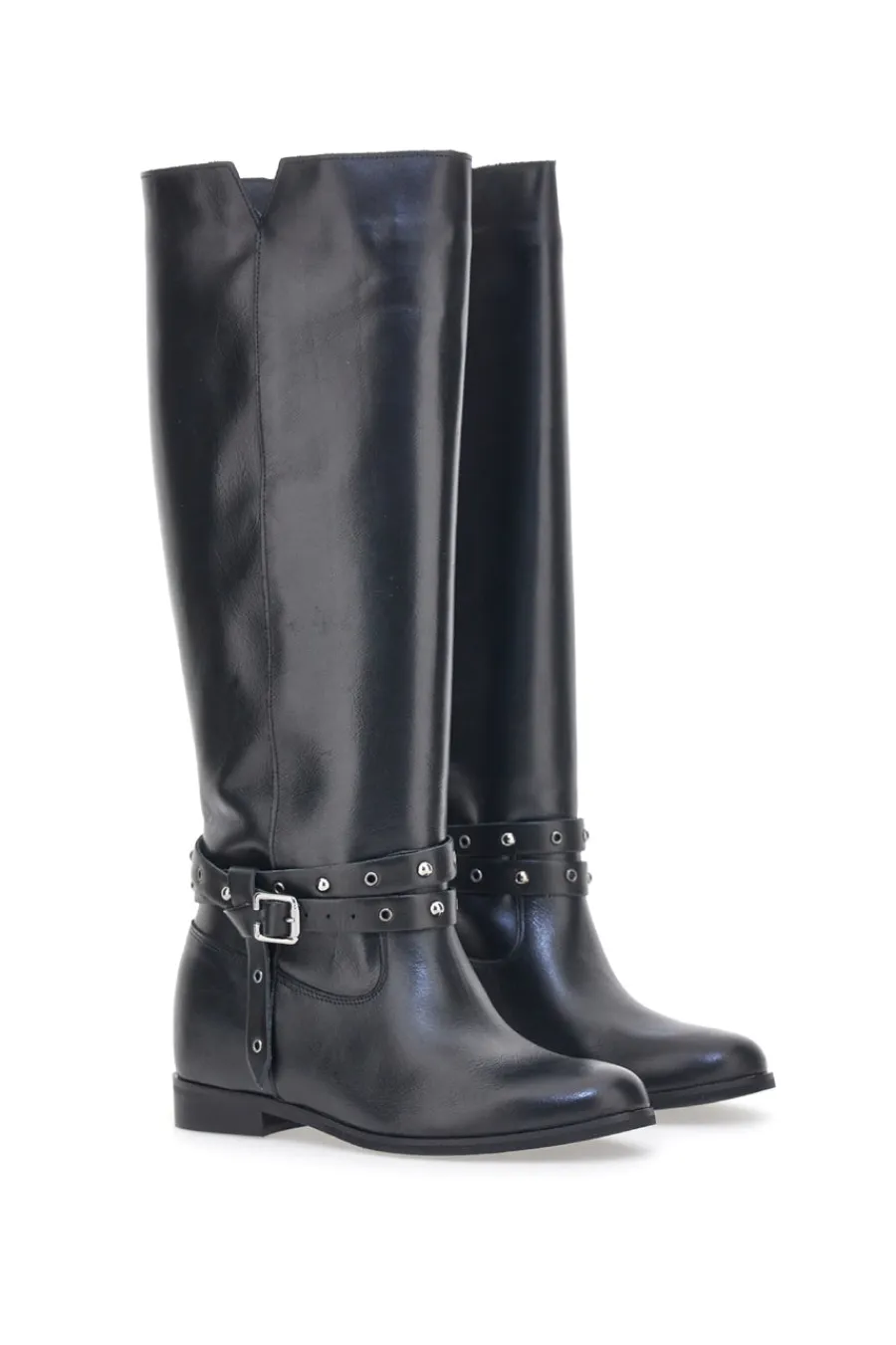 Stivali 89310 Neri Vera Pelle-PITTARELLO LOOK Discount