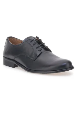 Stringate Classiche Nere con Tomaia in Pelle Made in Italy PITTARELLO 402
