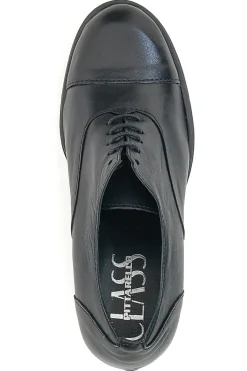 Stringate con Tacco 109 Nere-PITTARELLO CLASS New