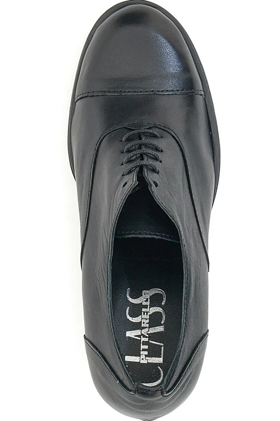Stringate con Tacco 109 Nere-PITTARELLO CLASS New