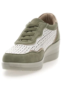 Stringate Marroni con Platform e Lacci Elastici MDSS25T13-PRIMA RIGA Hot