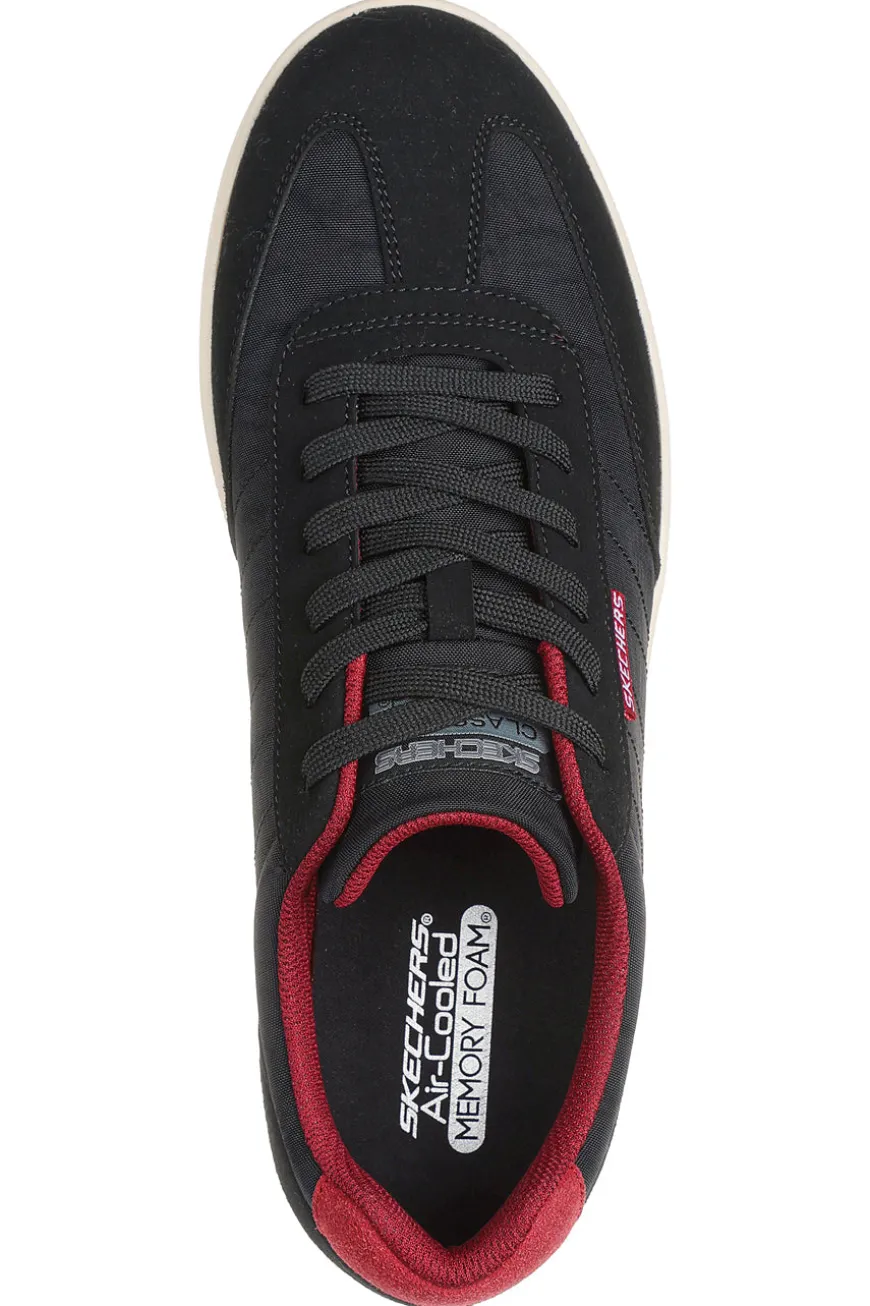 Stringate Nere con Soletta in Memory Foam SKECHERS PLACER VINSON