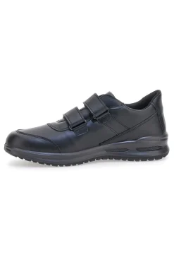 Stringate nere con strappi in velcro Made in Italy MARCO BRANDI 308