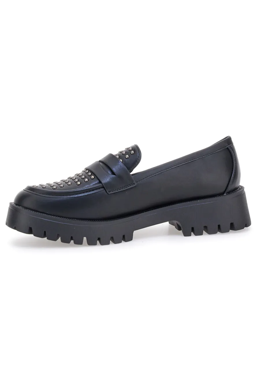 JN10125 e Loafer mit Nieten und Profilsohle-TALEMI Hot