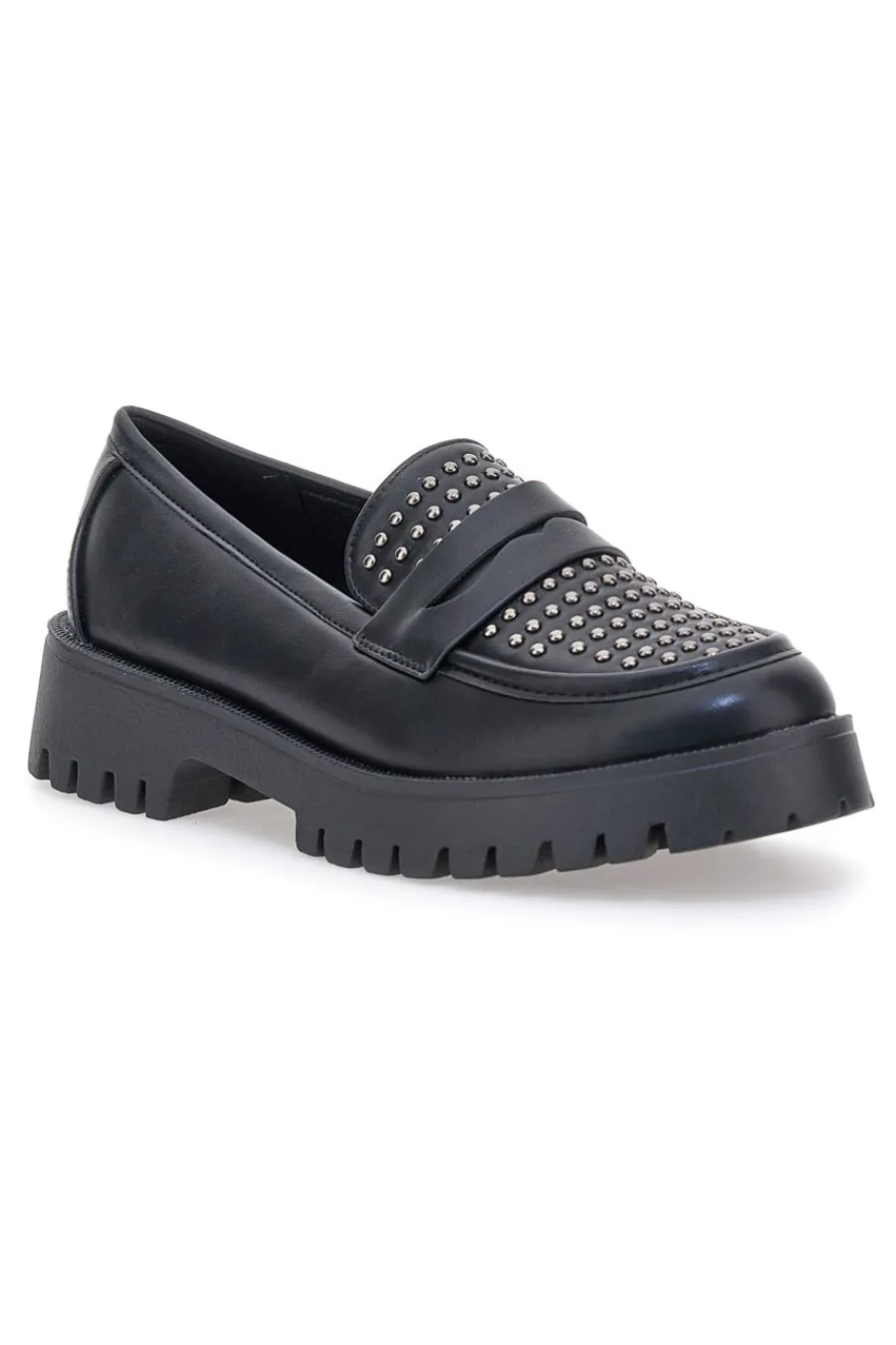 JN10125 e Loafer mit Nieten und Profilsohle-TALEMI Hot
