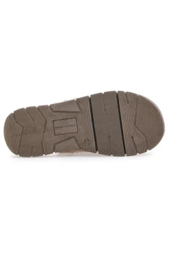 Taupefarbene Beego-Hausschuhe 7522