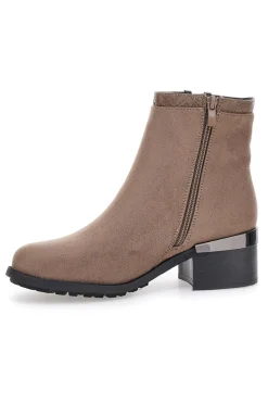 farbene Stiefeletten mit Obermaterial in Wildlederoptik Gian Marco Venturi TR0304-GMV New