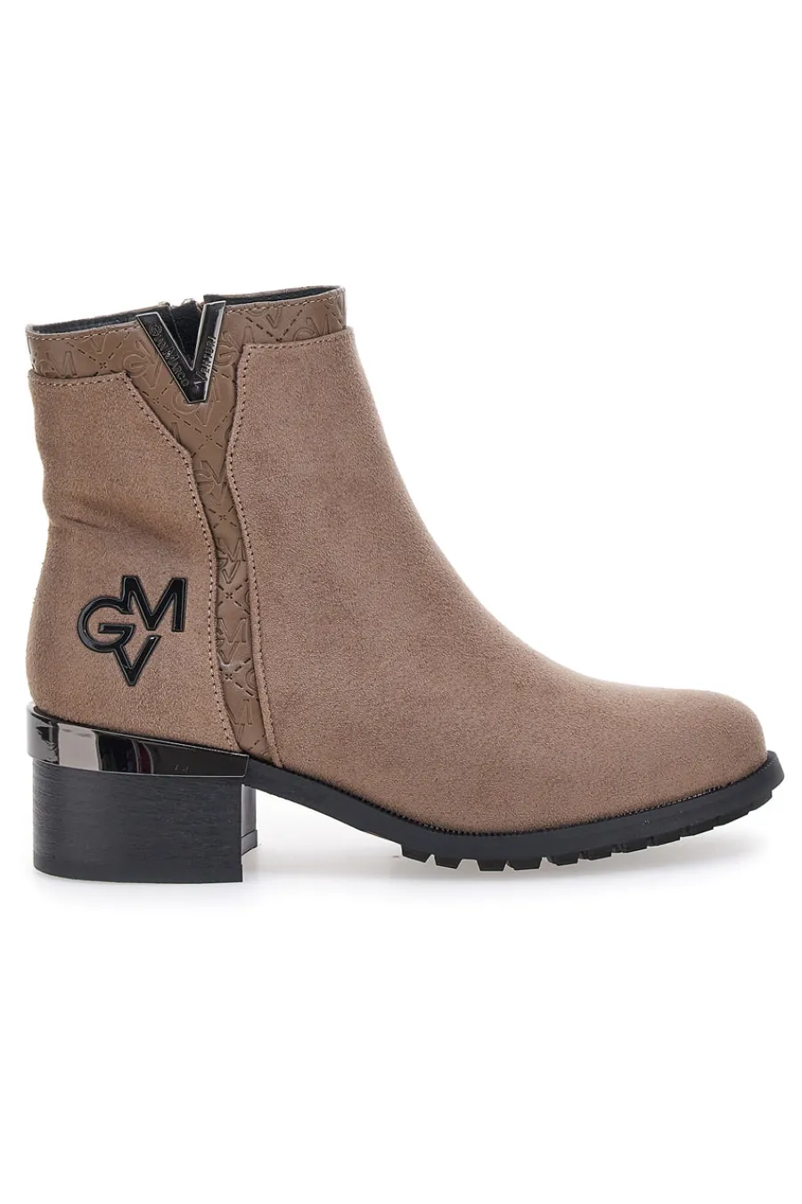 farbene Stiefeletten mit Obermaterial in Wildlederoptik Gian Marco Venturi TR0304-GMV New