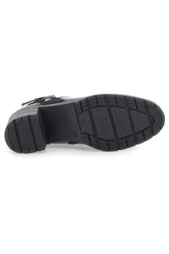 P628 e Stiefeletten mit mittlerem Absatz und elastischer Seite-THE FIRST Online