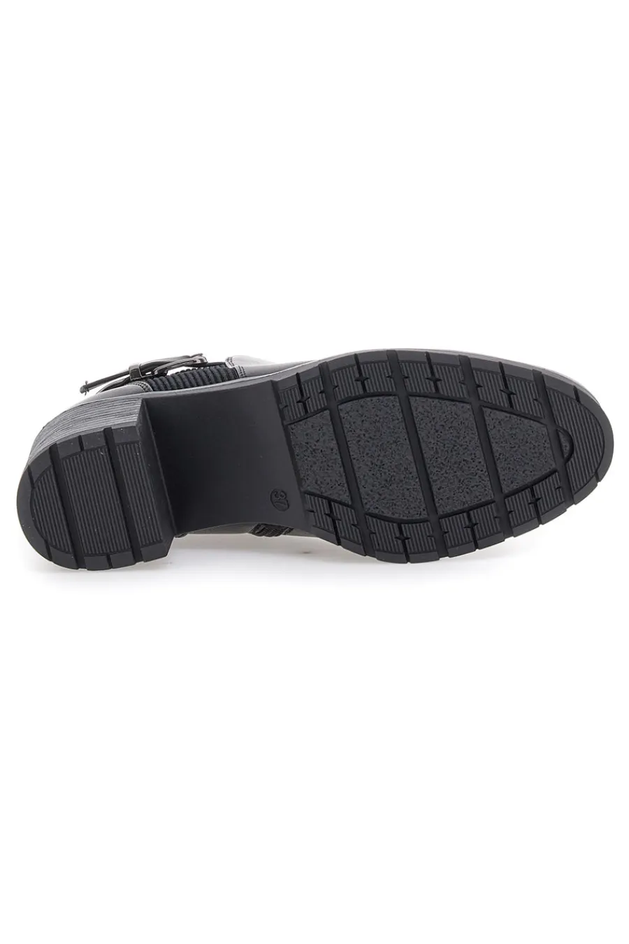 P628 e Stiefeletten mit mittlerem Absatz und elastischer Seite-THE FIRST Online