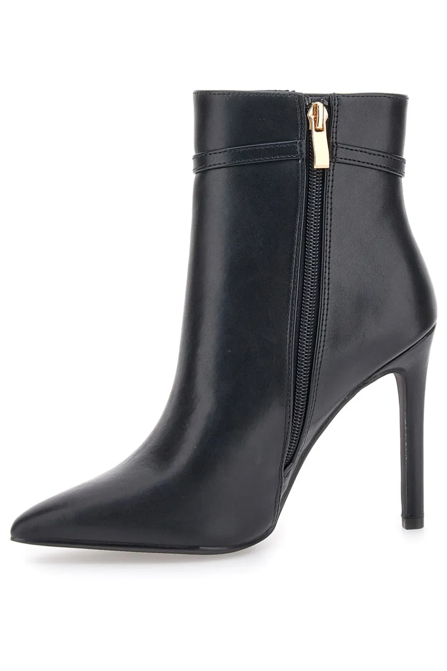 P626 e Stiefeletten mit hohem Absatz und goldenem Riemen-THE FIRST Hot