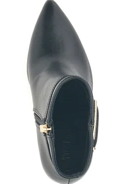 P626 e Stiefeletten mit hohem Absatz und goldenem Riemen-THE FIRST Hot