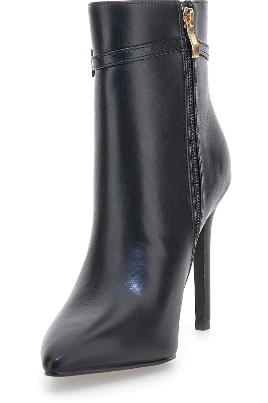 P626 e Stiefeletten mit hohem Absatz und goldenem Riemen-THE FIRST Hot