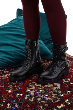 503 e Stiefel mit Nieten und Schnalle-THE FIRST Sale