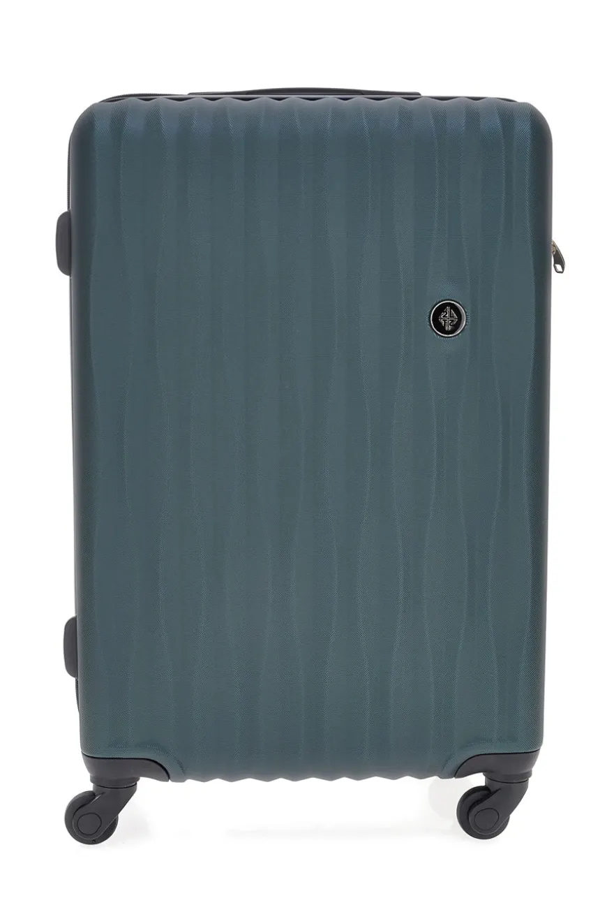 Trolley grande verde rigido con ruote multidirezionali 2T2L 175/G