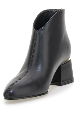 Tronchetti neri con tacco largo decorato Burani 51614C1117-MARIELLA BURANI Clearance