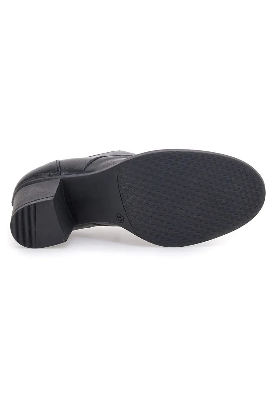 Tronchetto nero in vera pelle Made in Italy 108-PITTARELLO ELITE