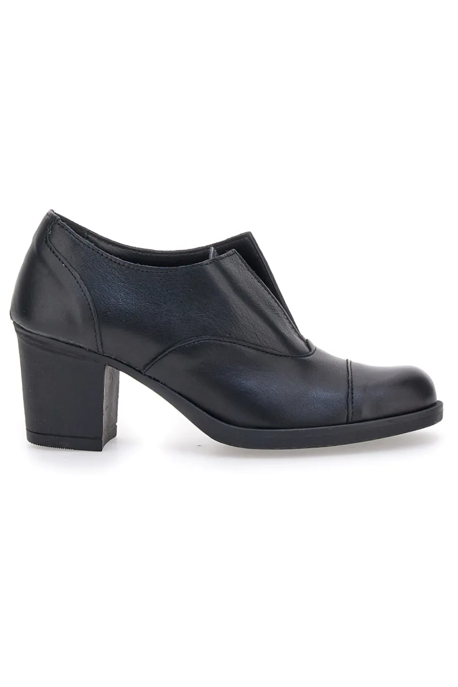 Tronchetto nero in vera pelle Made in Italy 108-PITTARELLO ELITE