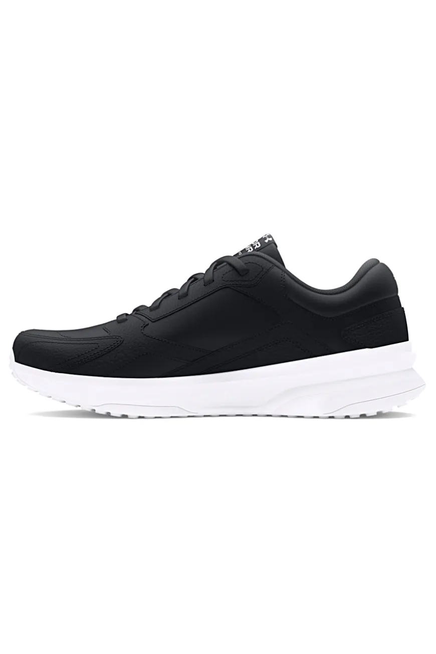 Under Armour Edge Lthr schwarze Leder-Laufschuhe