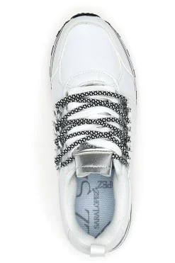 Weiße Flatform-Sneaker von-SARA LOPEZ Outlet