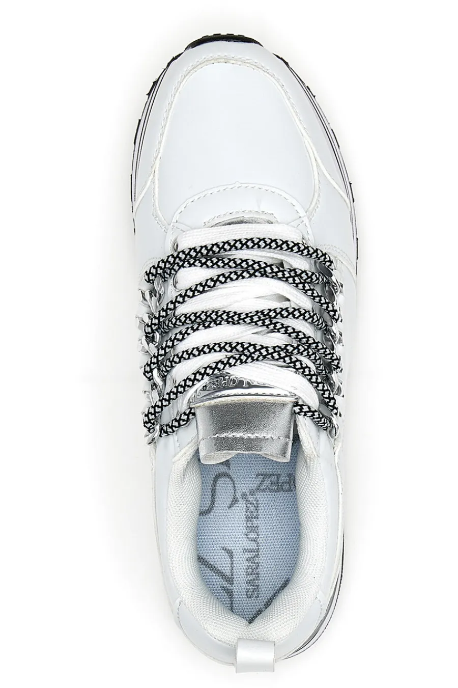 Weiße Flatform-Sneaker von-SARA LOPEZ Outlet