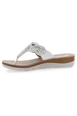 e Flip-Flops mit Steinen und Strasssteinen 36 Bv-INBLU Best