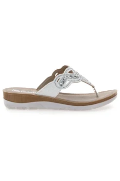 e Flip-Flops mit Steinen und Strasssteinen 36 Bv-INBLU Best