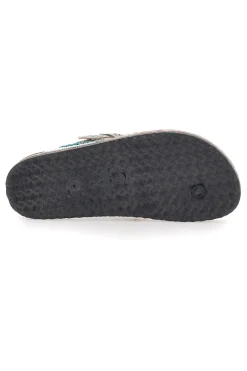 e Flip-Flops mit steinverziertem Obermaterial FIRST ROW 14172-PRIMA RIGA New