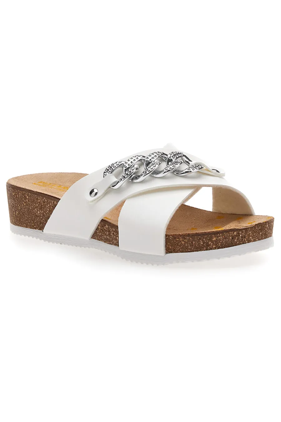 e Hausschuhe mit Lederinnensohle und Silberdetail 293121-PITTARELLO BIO Hot