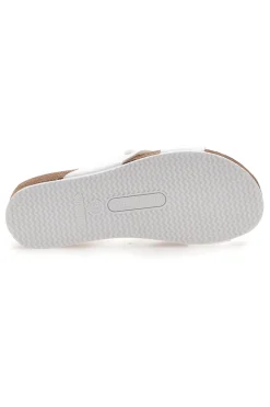 e Hausschuhe mit Lederinnensohle und Silberdetail 293121-PITTARELLO BIO Hot