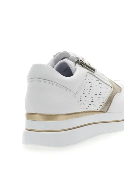 Weiße Schnürschuhe mit seitlichem Reißverschluss H216361-MIO TEMPO Clearance