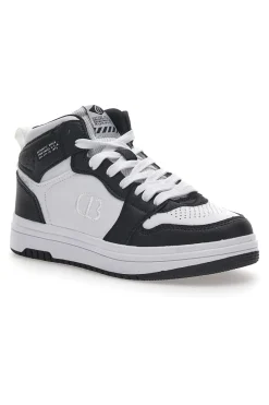 e und schwarze Kobe Tumble-Sneaker aus Baumwolle mit Gürtel-COTTON BELT Discount