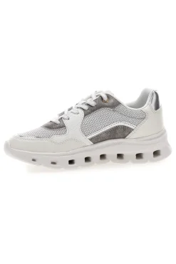 graue Damen Turnschuhe mit Mesh-Einsätzen Pittarello 8W24859-PITTARELLO CAPSULE