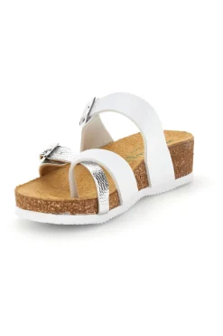 silberne Hausschuhe mit echter Ledersohle 293A312SR-PITTARELLO ECO Hot
