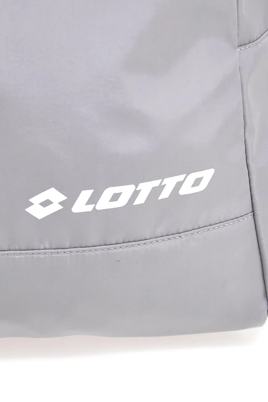 Zaino grigio con zip a contrasto Lotto LTT438