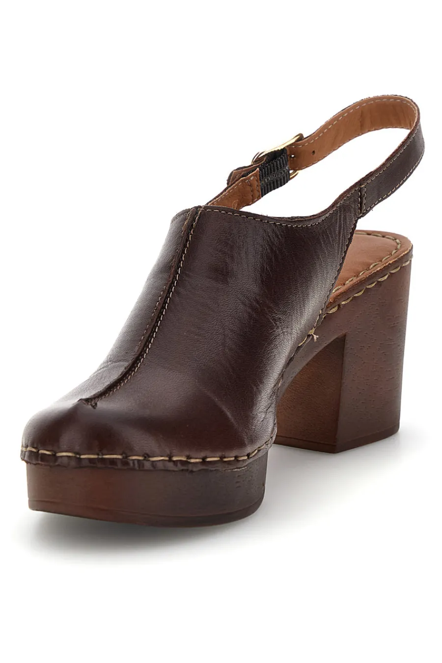 Zoccoli chiusi Marrone Con Tacco 1143622-PITTARELLO Outlet