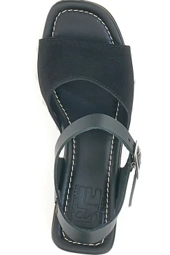 Zoccoli con Cinturino Vera Pelle Neri 5757-PITTARELLO LOVE Discount